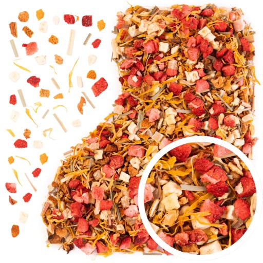 Zestaw herbat OWOCOWYCH 6 szt w pudełku prezent upominek herbaty naturalne - obrazek 8