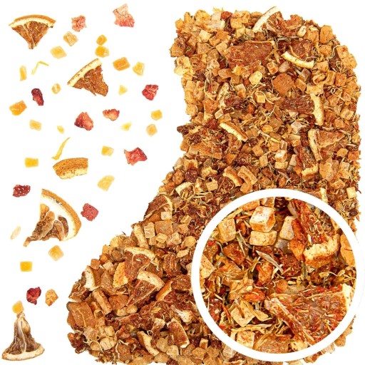 Zestaw herbat OWOCOWYCH 6 szt w pudełku prezent upominek herbaty naturalne - obrazek 7