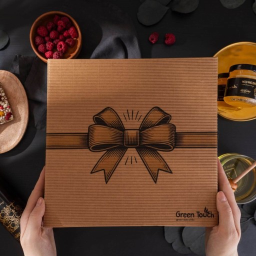 KOSZ PREZENTOWY ŚWIĄTECZNY ZESTAW HERBAT CZEKOLADA SYROP PIERNIKOWY ŚWIĘTA - obrazek 6