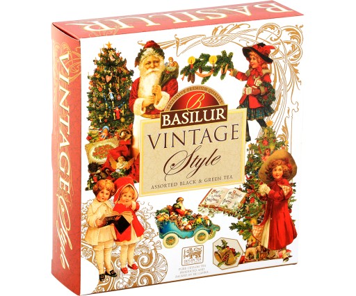 Basilur VINTAGE STYLE - zestaw herbat ŚWIĄTECZNY 4 SMAKI - 40 szt. KOPERTY - obrazek 4