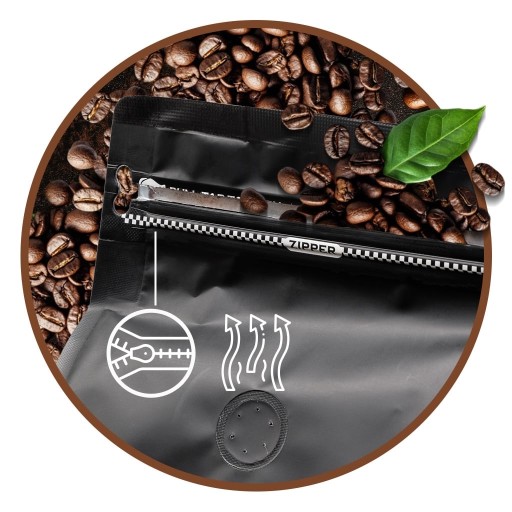 Kawa ziarnista 1kg BRAZYLIA 100% ARABICA Świeżo Palona do ekspresu + GRATIS - obrazek 7