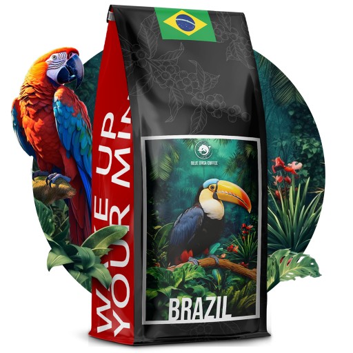 Kawa ziarnista 1kg Brazylia Cerrado Świeżo Palona Arabica 100% SingleOrigin - obrazek 2
