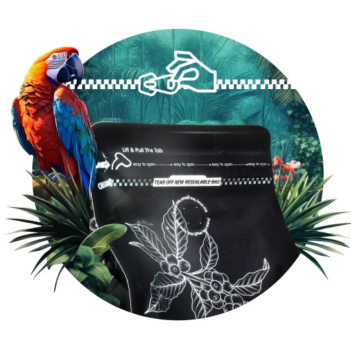 Kawa ziarnista 1kg Brazylia Cerrado Świeżo Palona Arabica 100% SingleOrigin - obrazek 6