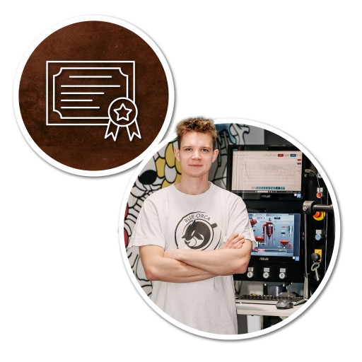 Kawa ziarnista 1kg WINTER BLEND 100% Arabica ŚWIEŻO PALONA Blue Orca - obrazek 12