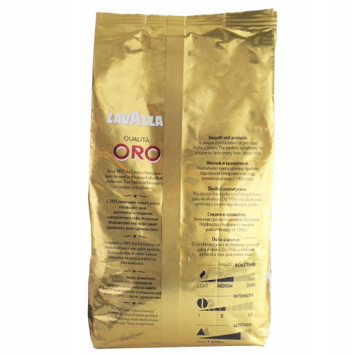 Kawa ziarnista Arabica Lavazza Qualita Oro 1000 g - obrazek 5