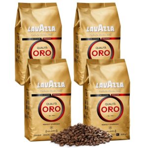 Kawa ziarnista Arabica Lavazza Qualita Oro 4 x 1 Kg