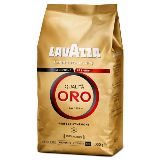 Kawa ziarnista Arabica Lavazza Qualita Oro 4 x 1 Kg - obrazek 3