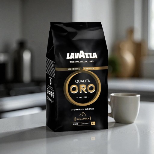 Kawa ziarnista Lavazza Qualità Oro Mountain Grown Arabica 100% 1 kg 1000 g - obrazek 5
