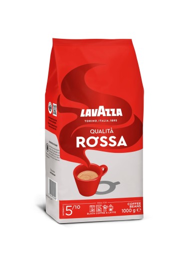 Kawa ziarnista mieszana Lavazza Qualita Rossa 1kg - obrazek 2